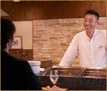 店主との会話
